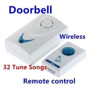 KR LED Wireless Chime Door Bell Doorbell & Wireles Remote control 32 Tune Songs