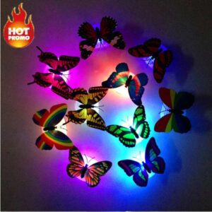 LED 3D Butterfly Wall Lights (10 Pieces)